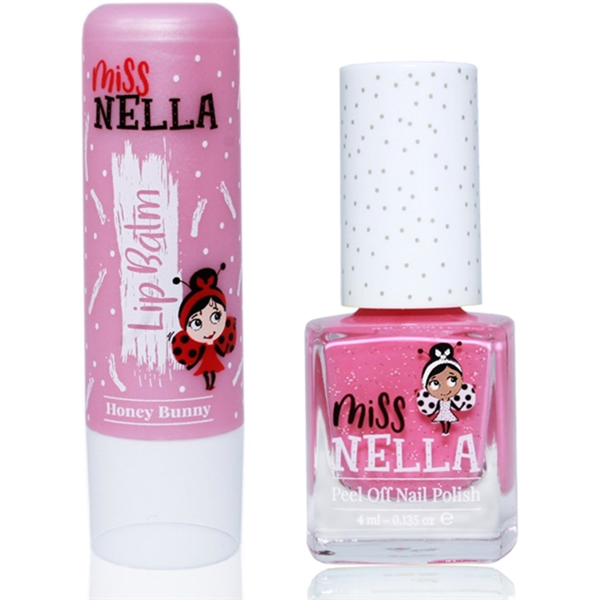 Miss Nella Lip Balm Honny Bunny + Nagellack Watermelon Popsicle