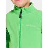 Didriksons Frog Green Monte Kids Fleece Cardigan 3