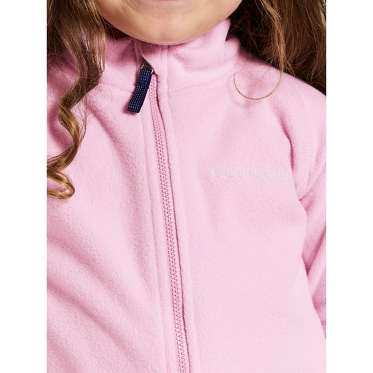 Didriksons Orchid Pink Monte Kids Fleece Cardigan 4