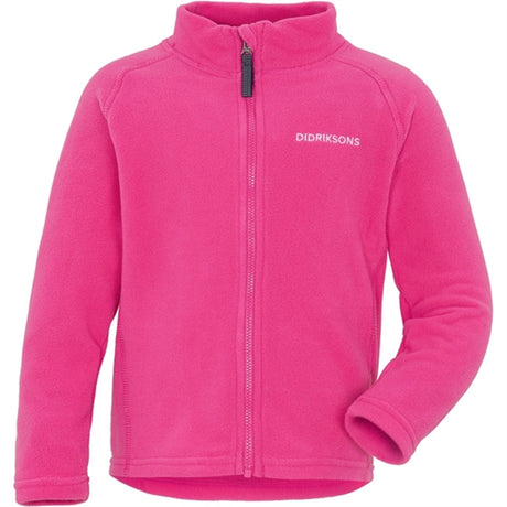 Didriksons Monte Plastic Pink Fleece Jacka m. Dragkedja