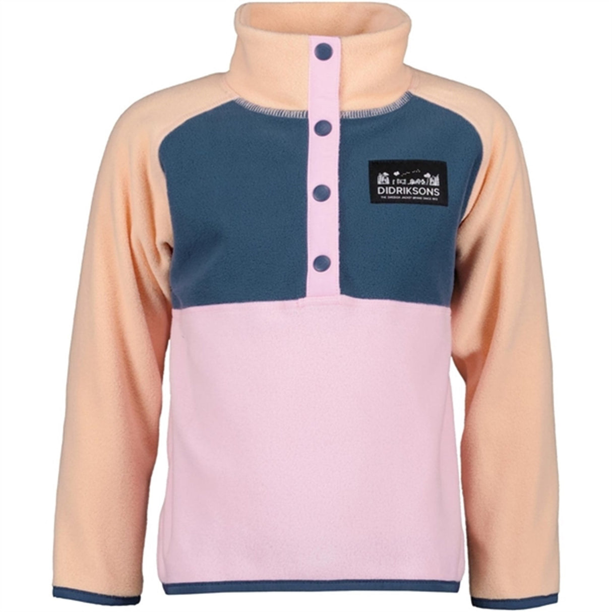 Didriksons Orchid Pink Monte Kids Fleece Jacka