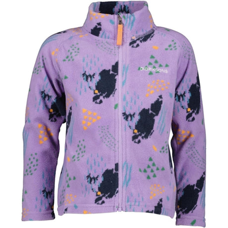 Didriksons Monte Grundsund Purple Fleece Jacka