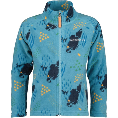 Didriksons Monte Grundsund Blue Fleece Jacka