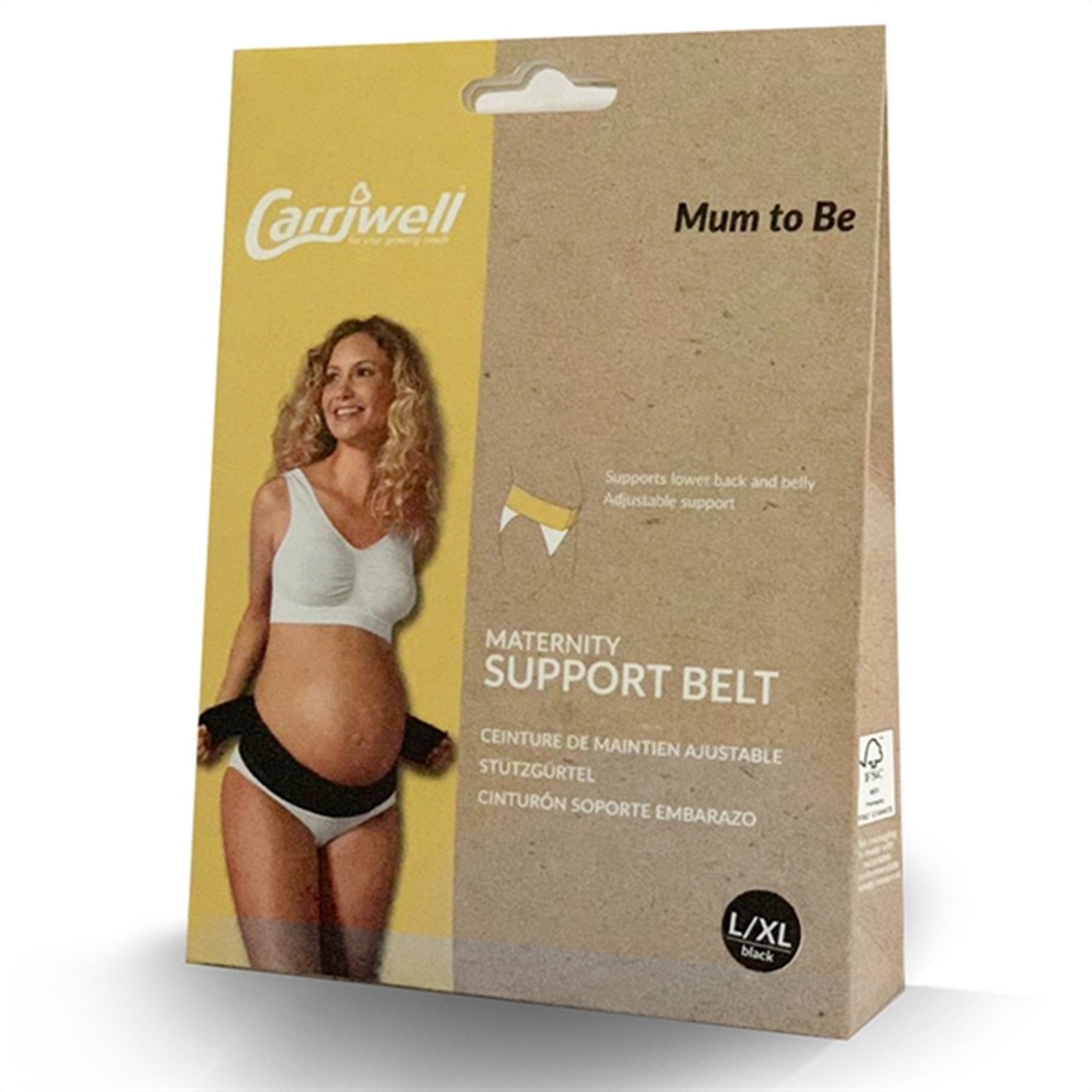 Carriwell Graviditets Støttebælte Sort 5