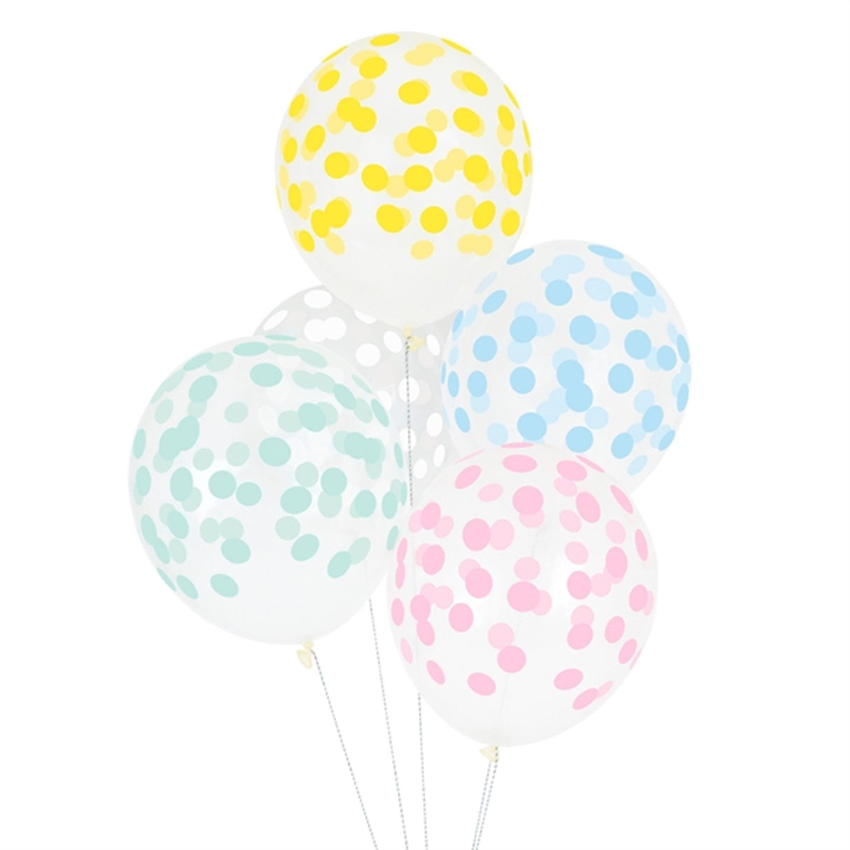 My Little Pastel Dot Balloons 5 pcs