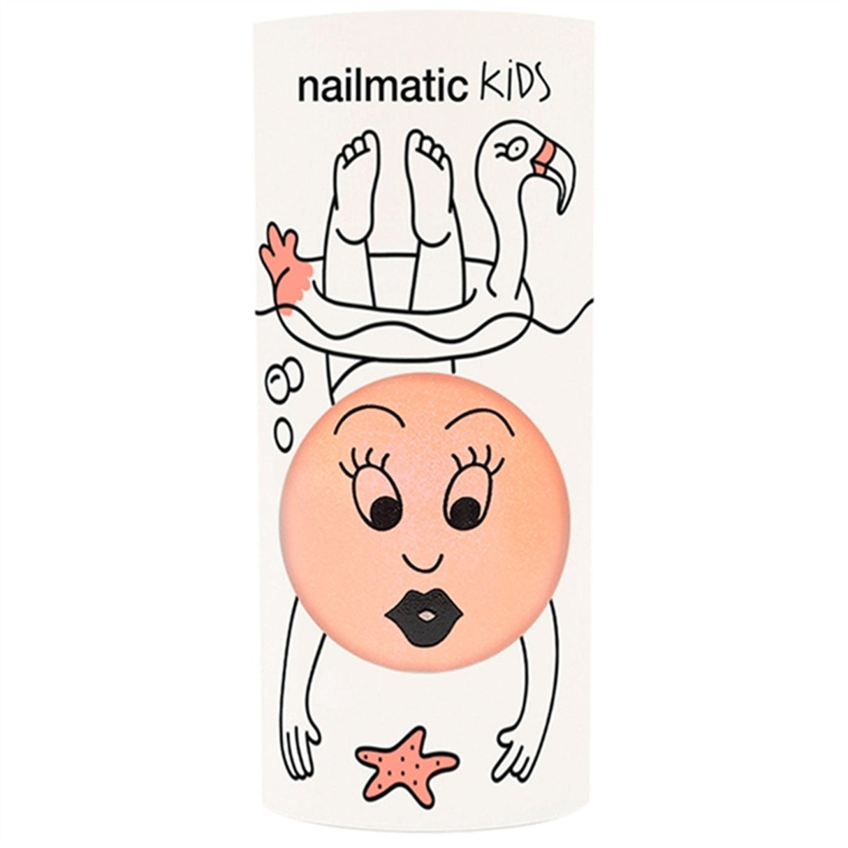 Nailmatic Nailpolish Waterbased Flamingo Coral Neon 2