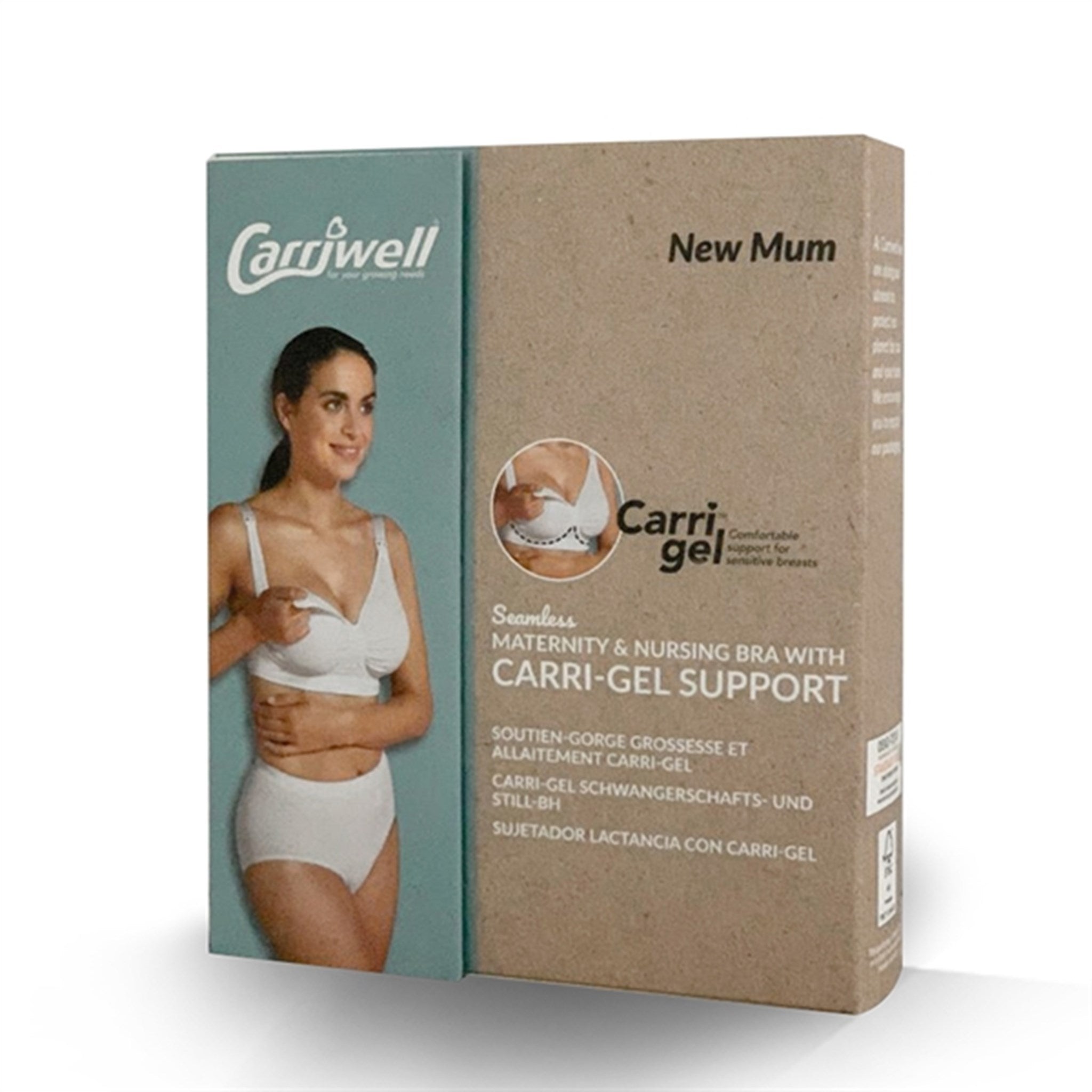 Carriwell Graviditets- og Amme-BH m. Carri-Gel Honey 9