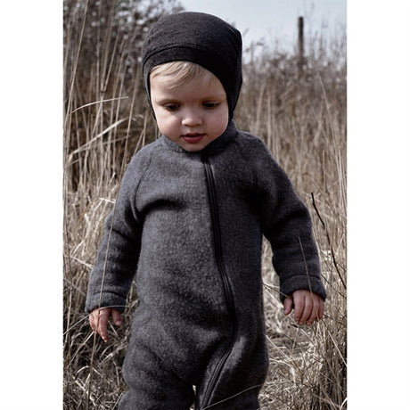 Mikk-Line Ull Baby Dragt Anthracite Melange