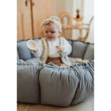 Play&Go 3-i-1 Lekmatta Organic Bloom Dusty Blue