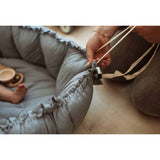 Play&Go 3-i-1 Lekmatta Organic Bloom Dusty Blue