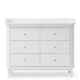 Oliver Furniture Wood Skötbyrå m. 6 Lådor Vit