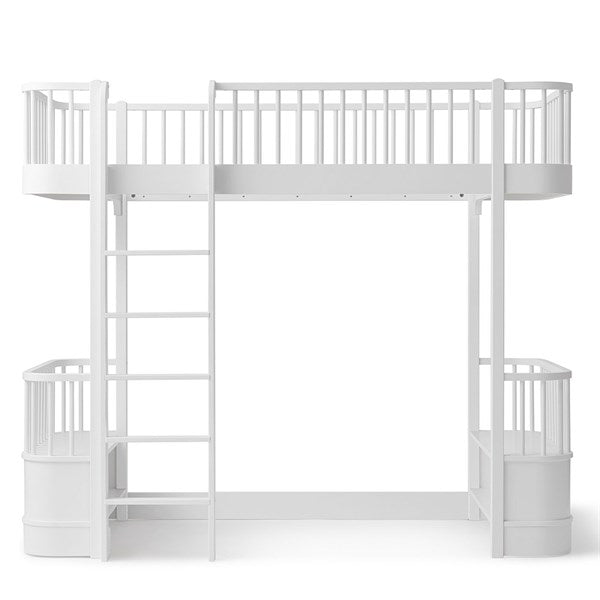 Oliver Furniture Wood Højseng m. Stege Vit