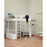 Oliver Furniture Wood Højseng m. Stege Vit 2
