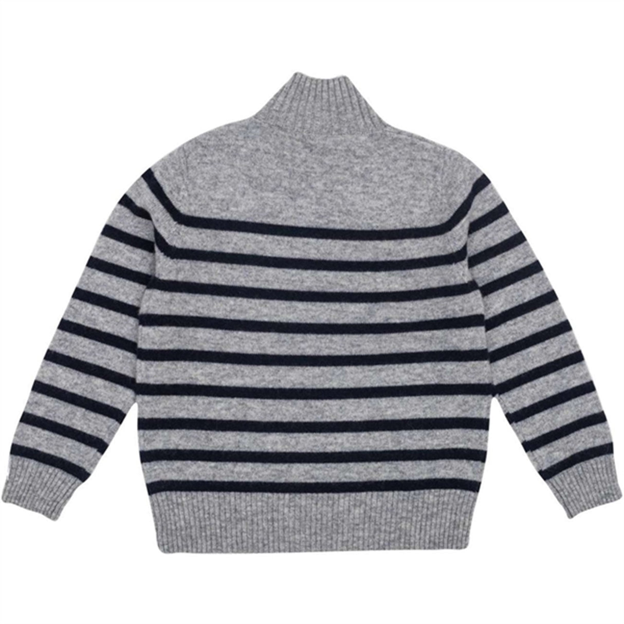 HOLMM Oxford Stripe Opal Cashmere Stickat Pullover
