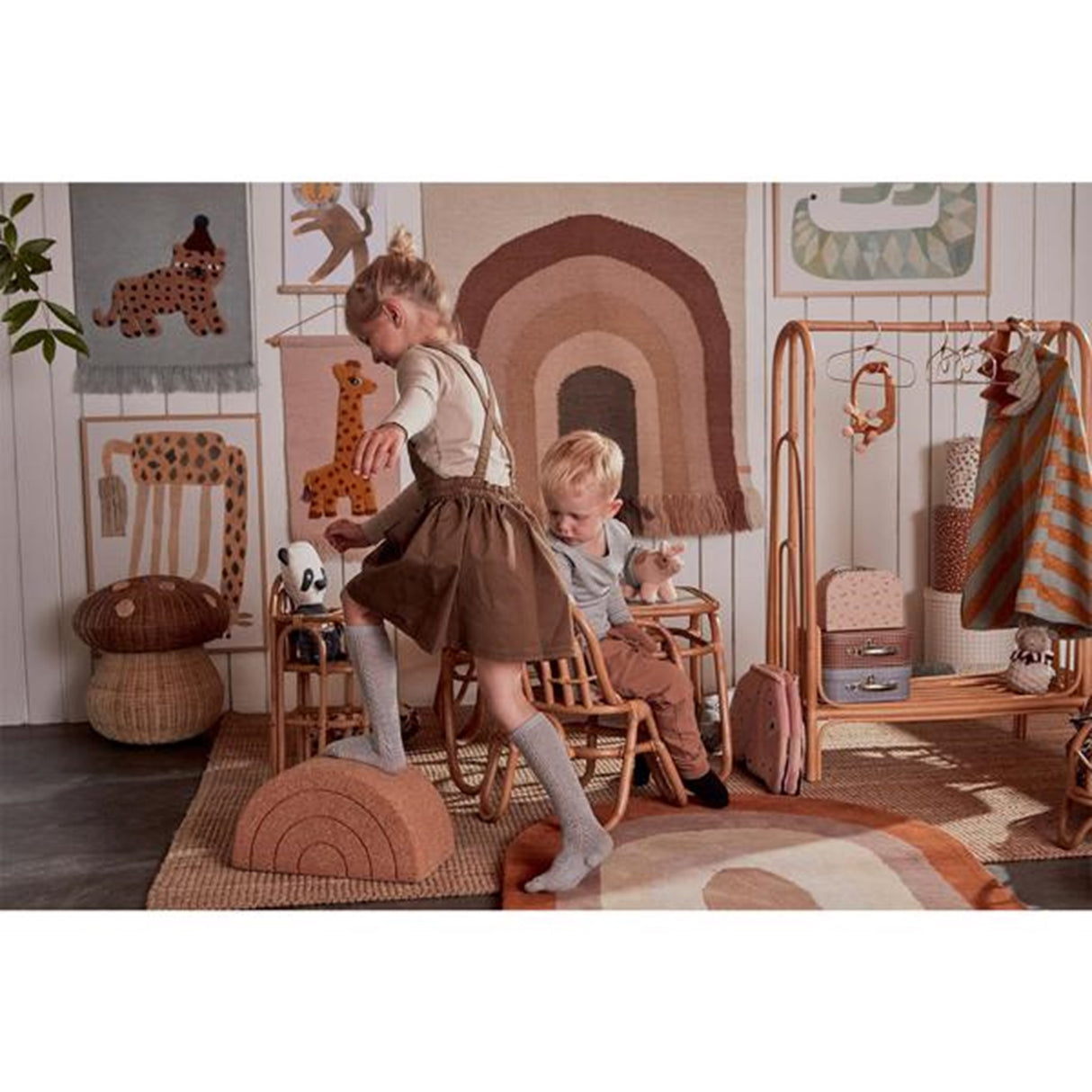 OYOY Wicker Basket Sponge