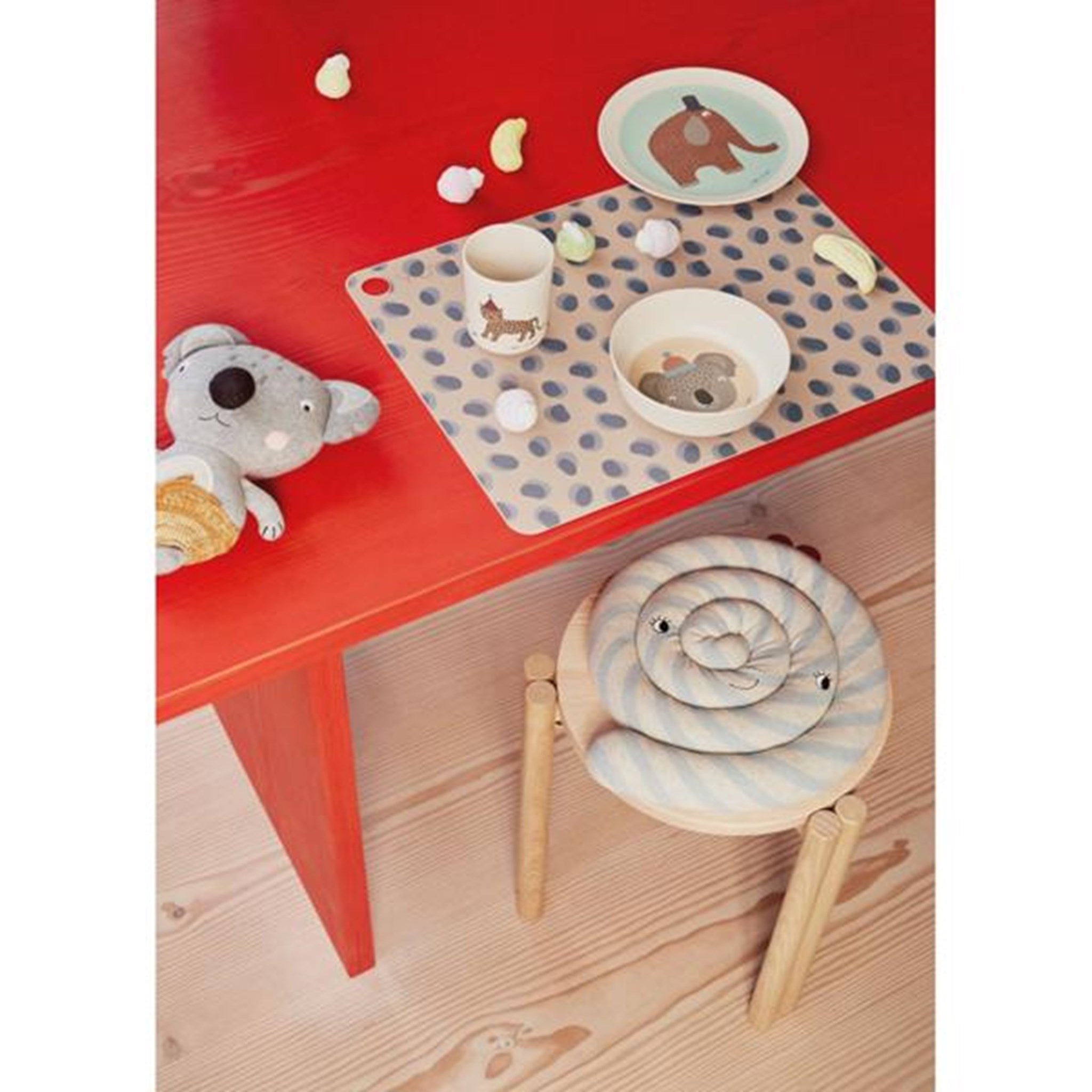 OYOY Placemat 2-pack Leopard Dots 2