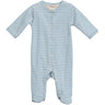 Serendipity Aqua/Ecru Newborn Onesie