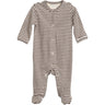 Serendipity Newborn Chestnut/Offwhite Stribet Onesies