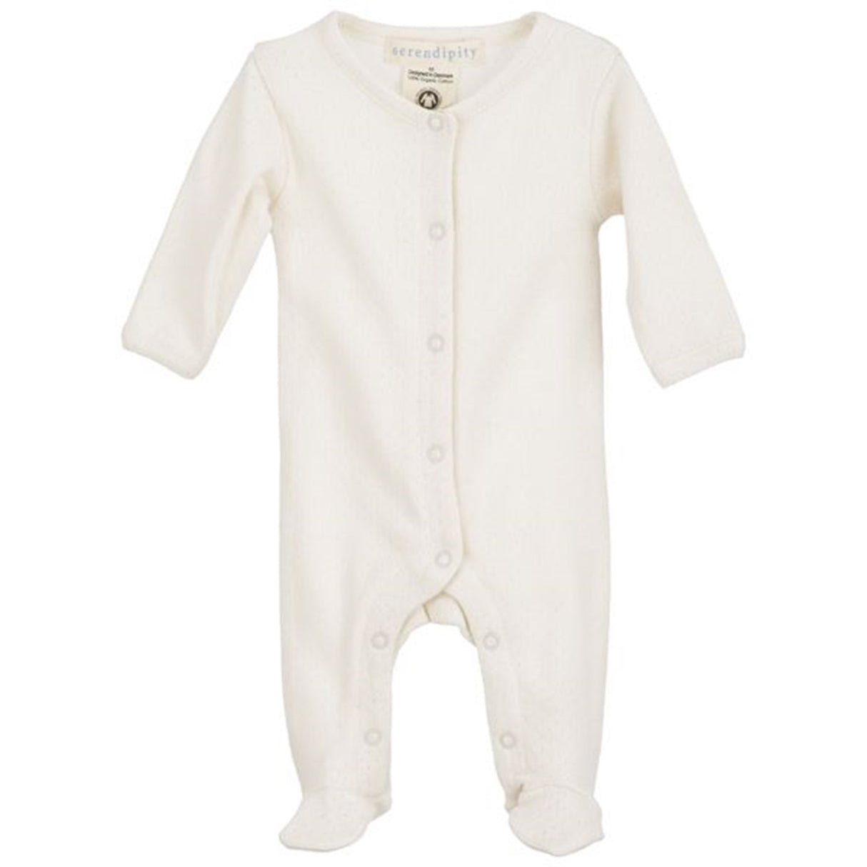 Serendipity Newborn Offwhite Pointelle Onesies