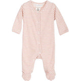 Serendipity Newborn Clay/Offwhite Stripe Onesie