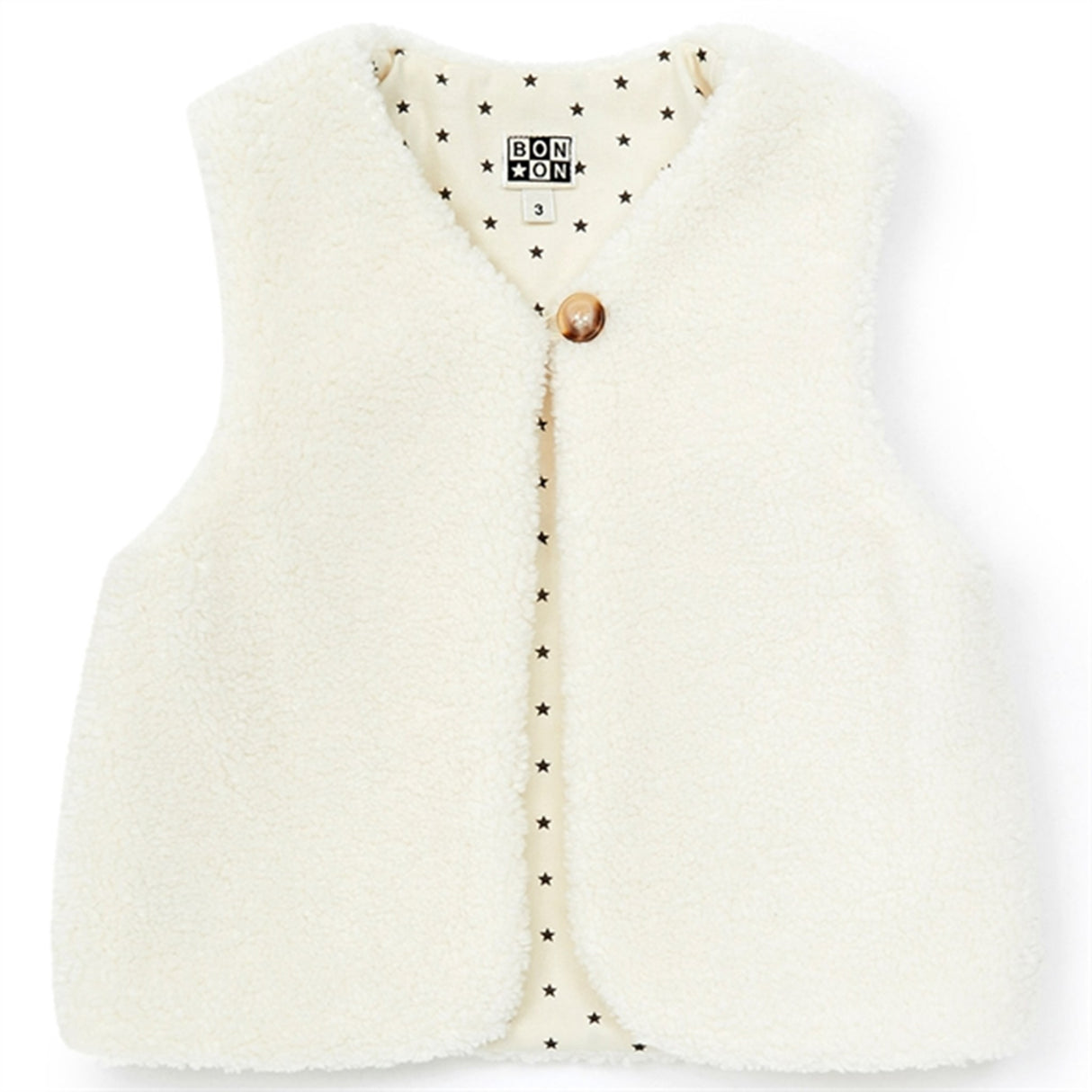 BONTON Cream Betibb Fleece Väst