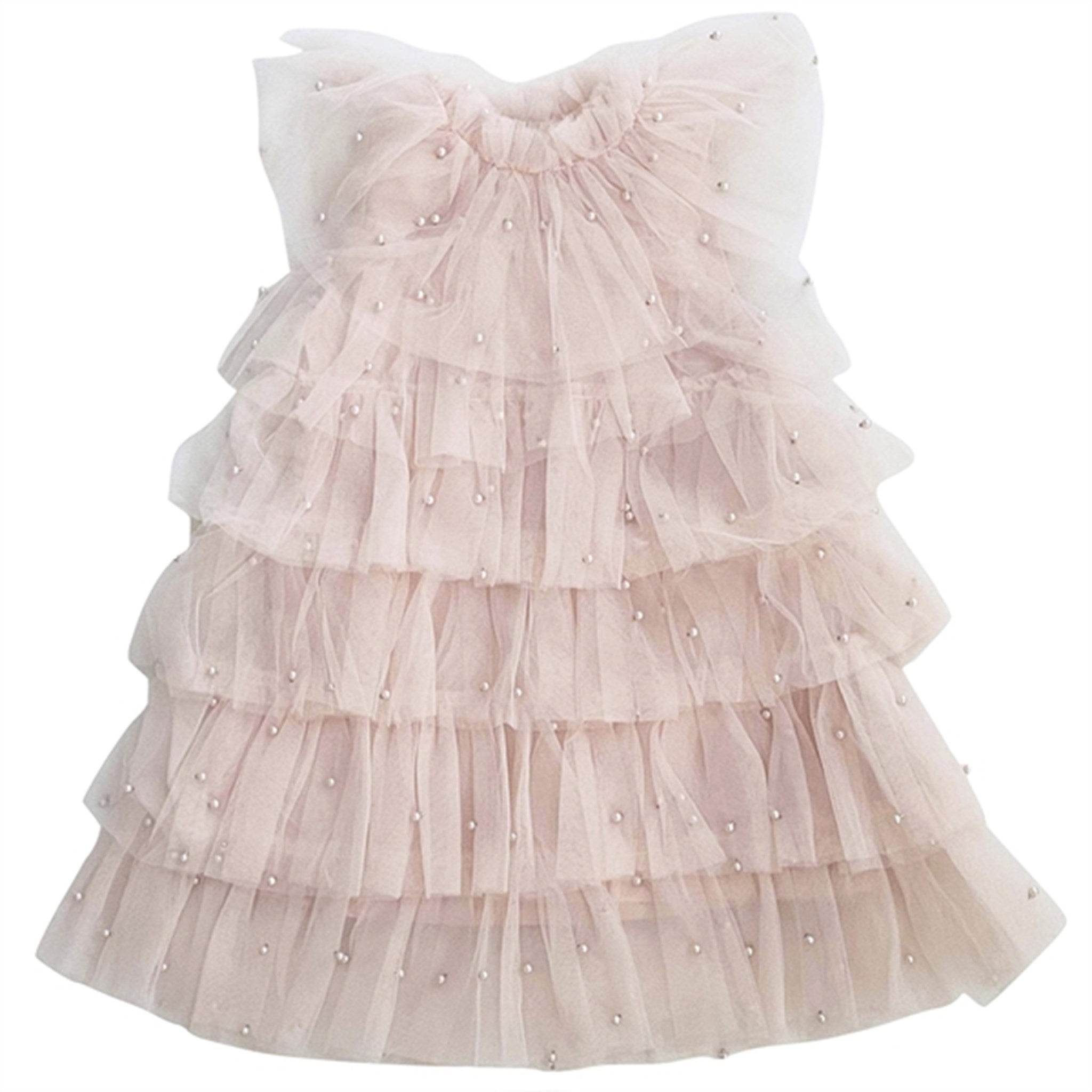 Dolly by Le Petit Tom Pearl Tutully Tiered Tulle Tuttu Klänning Pink