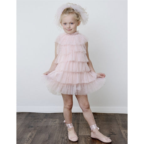 Dolly by Le Petit Tom Pearl Tutully Tiered Tulle Tuttu Klänning Pink