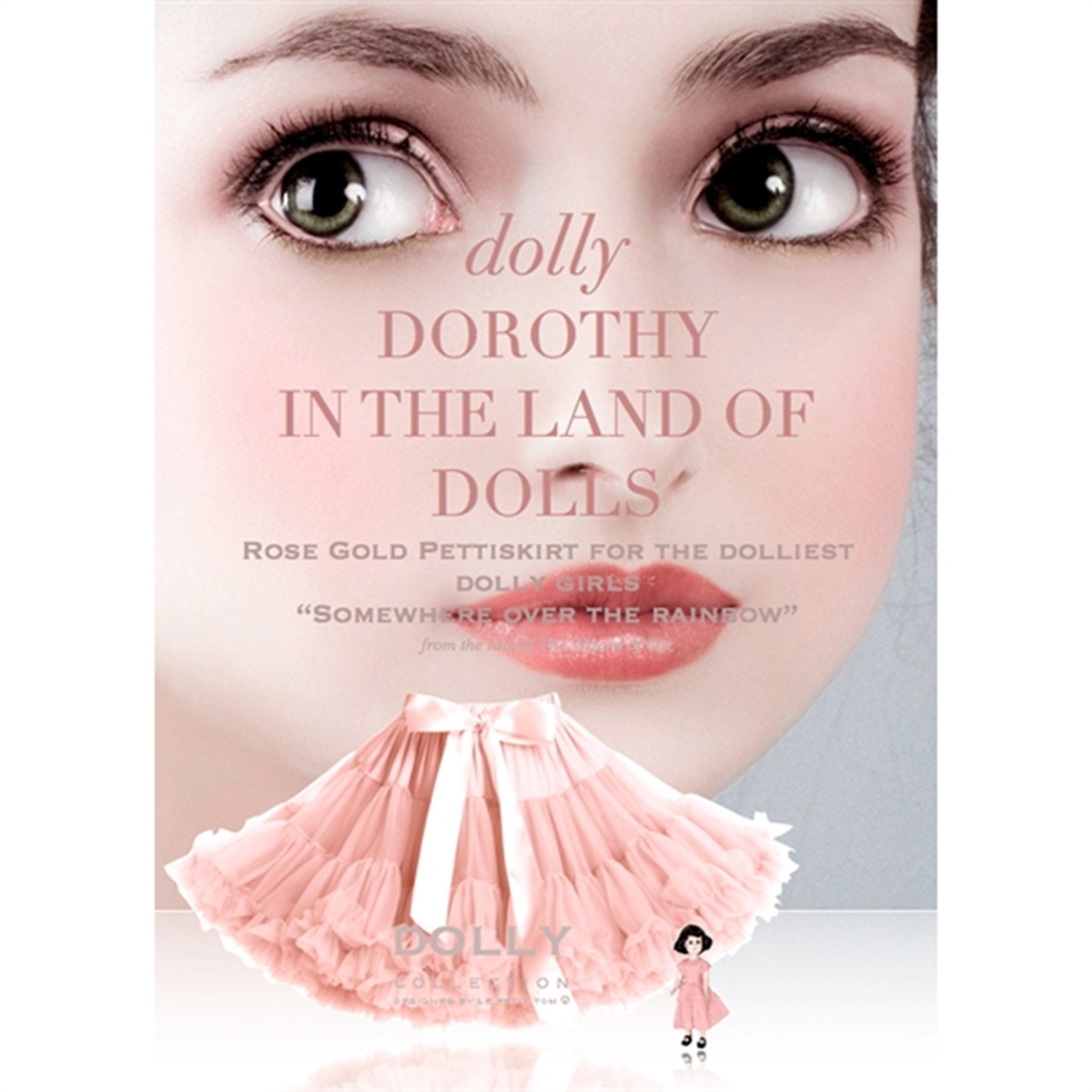 Dolly By Le Petit Tom Pettiskirt Dorothy In The Land Of Dolls Kjol Ballet Pink 2