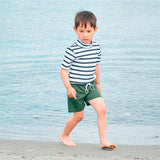 Petit Crabe White/Blue Turtleneck Tee K/Æ