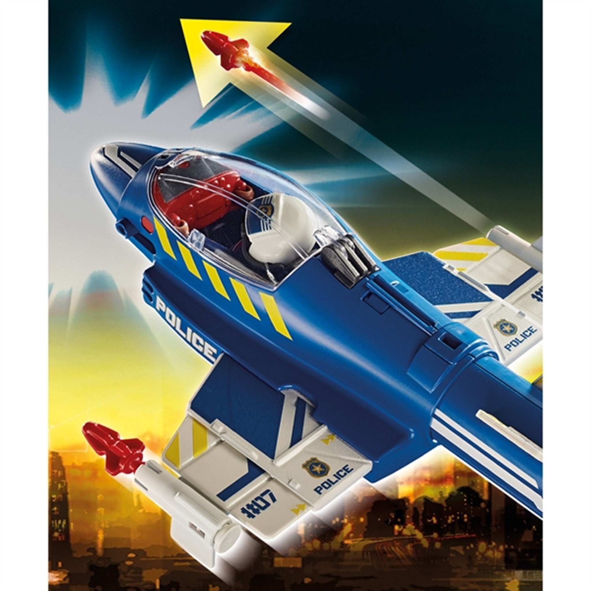 Playmobil® City Action - Police Jet with Drone 3