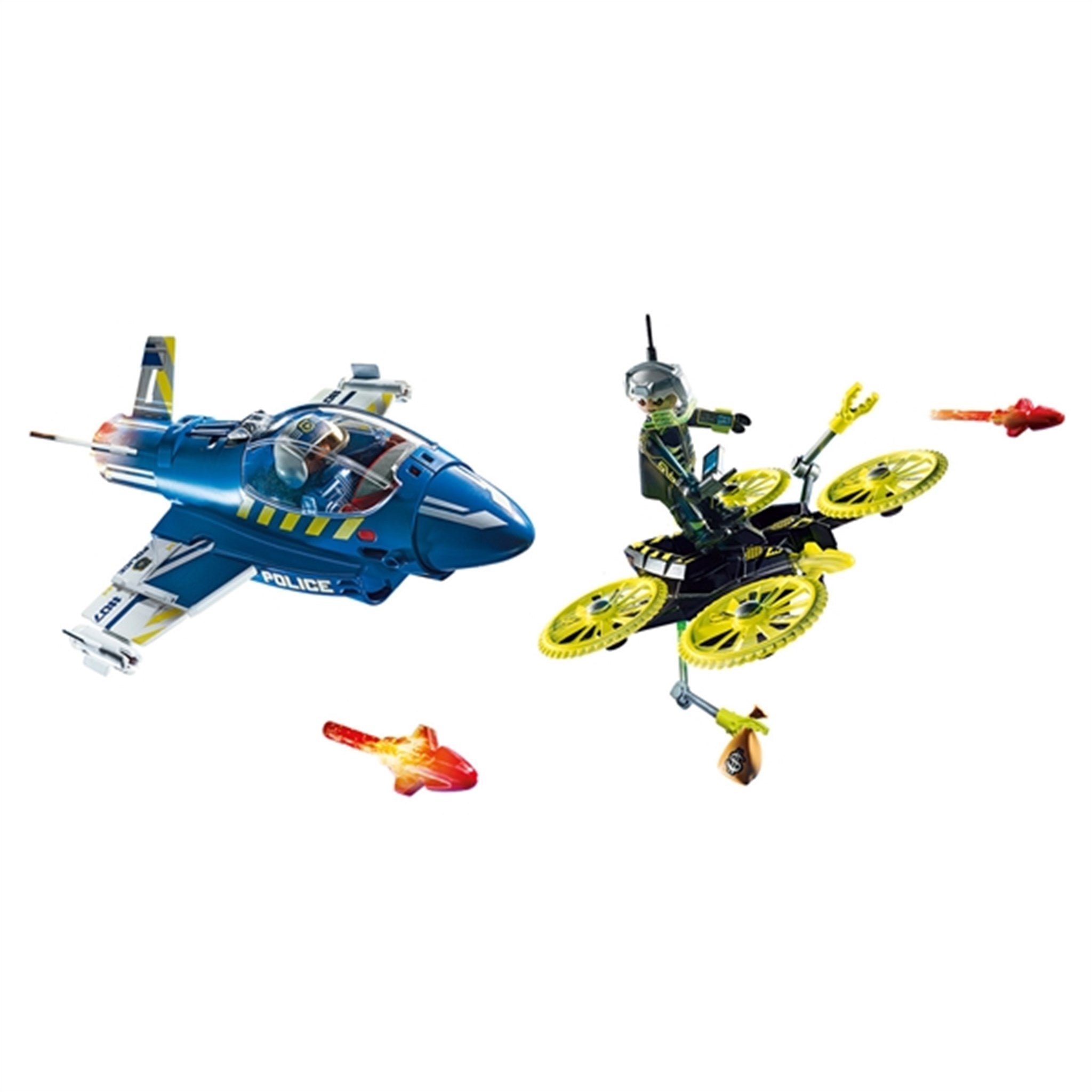 Playmobil® City Action - Police Jet with Drone 5