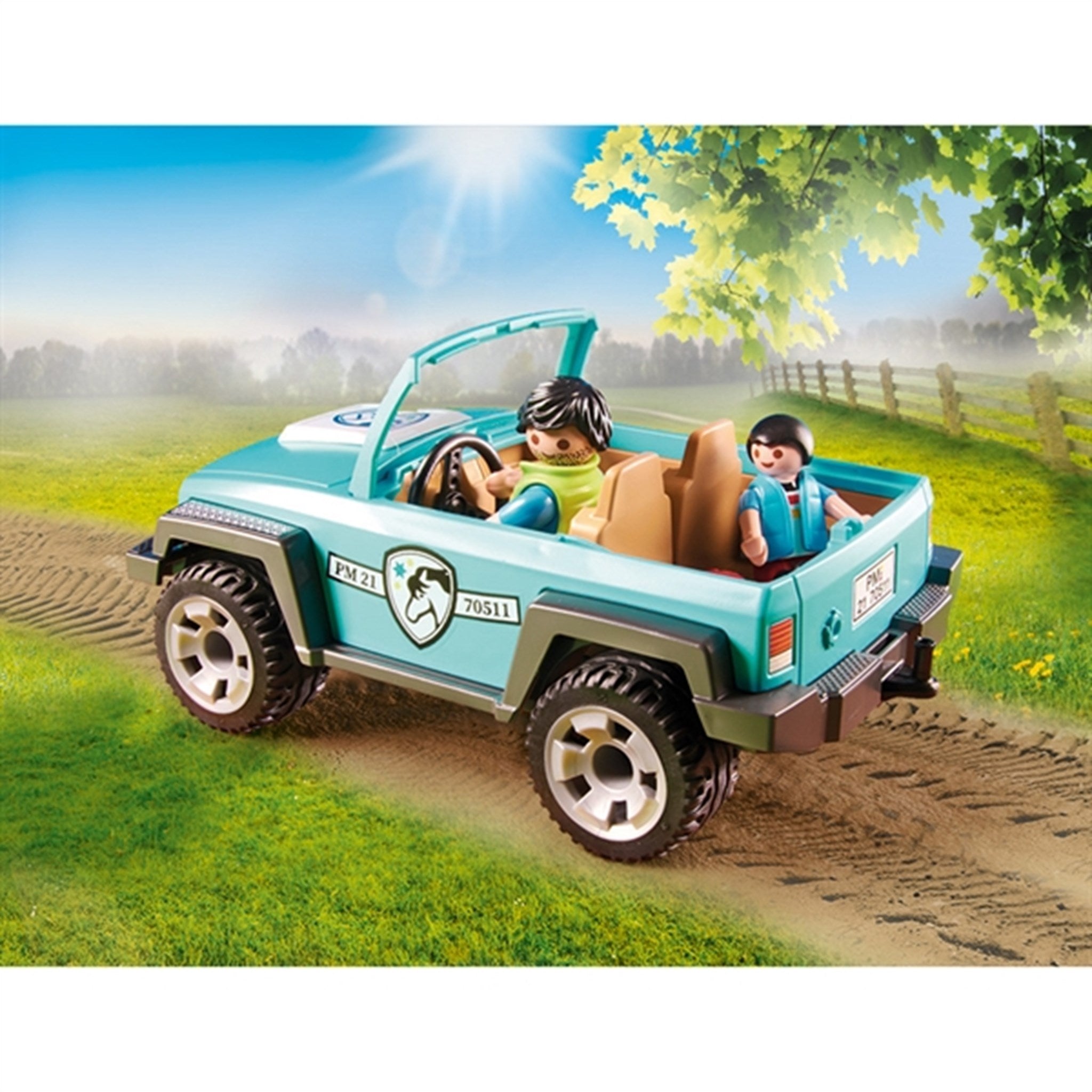 Playmobil® Country - Car with Pony Trailer 2