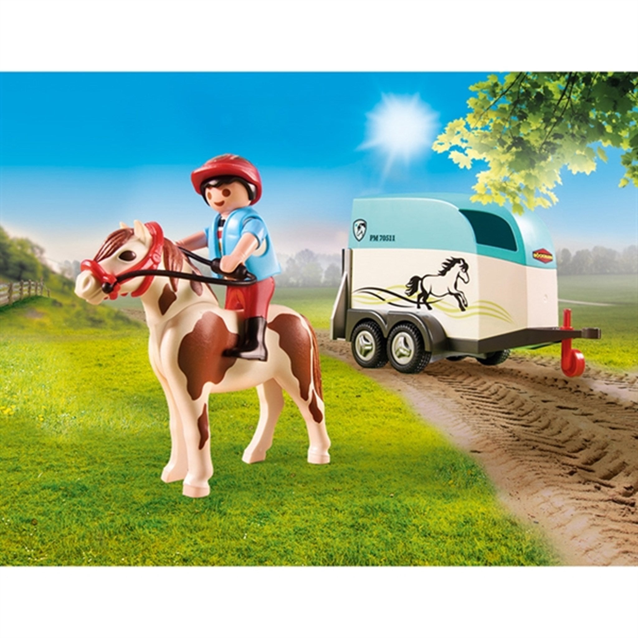 Playmobil® Country - Car with Pony Trailer 3
