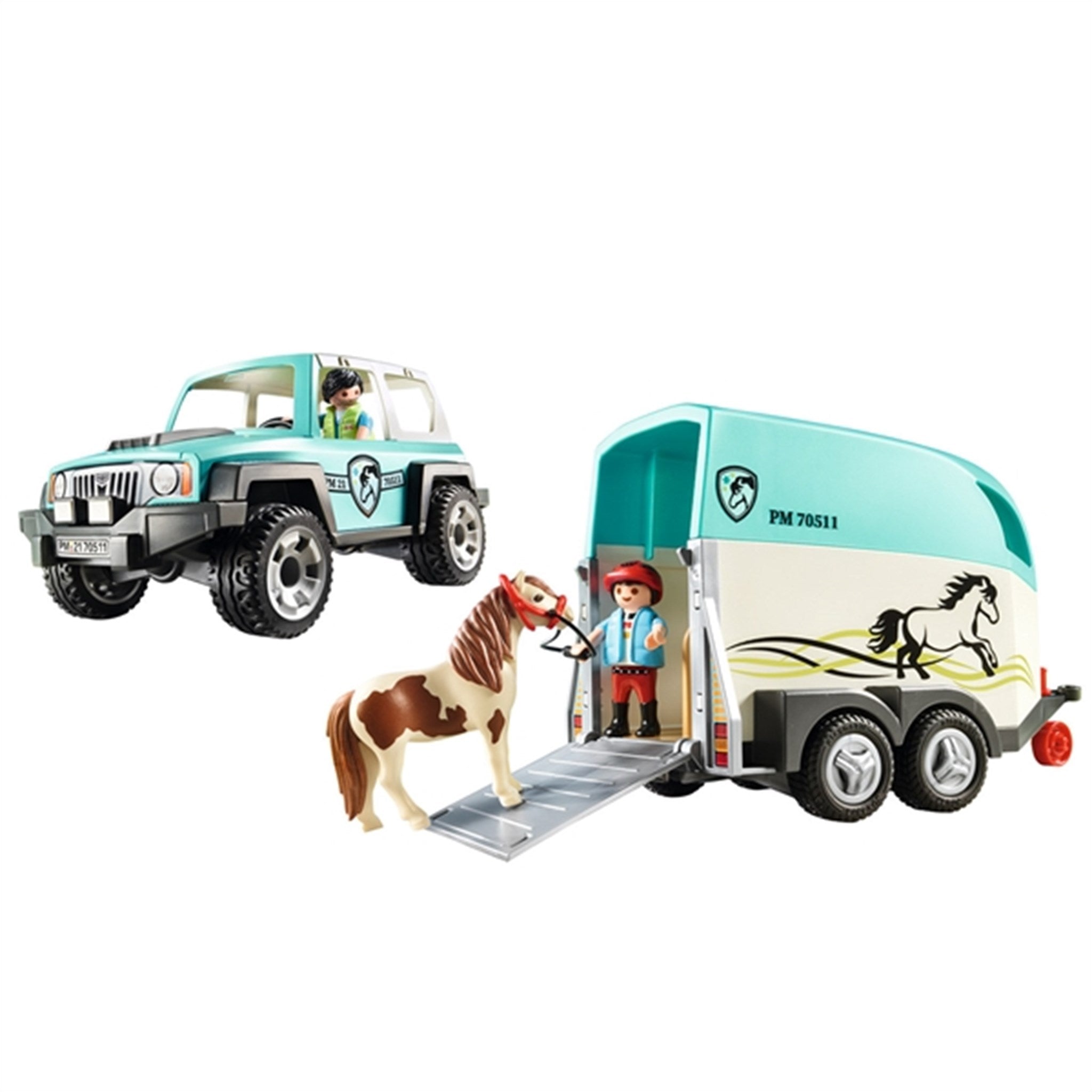Playmobil® Country - Car with Pony Trailer 4