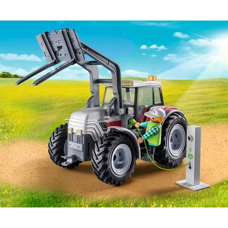 Playmobil® Country - E-Tractor with Charging Station