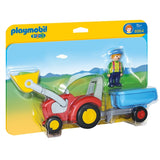 Playmobil® 1.2.3 Tractor with Trailer