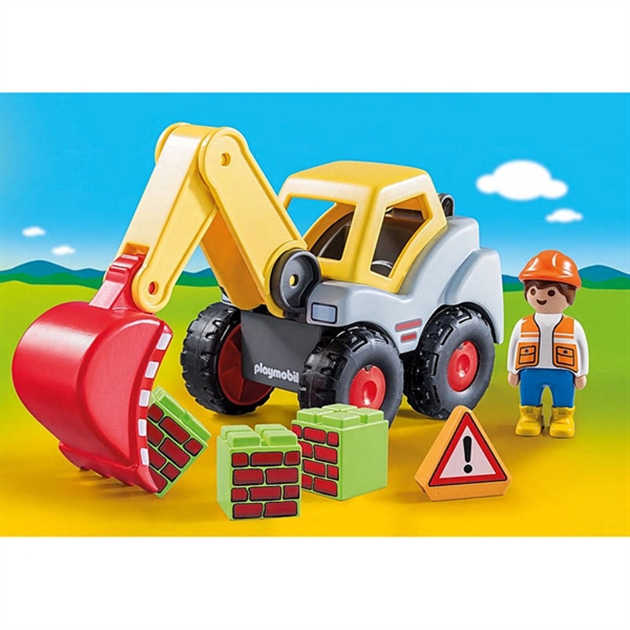 Playmobil® 1.2.3 Shovel Excavator 3