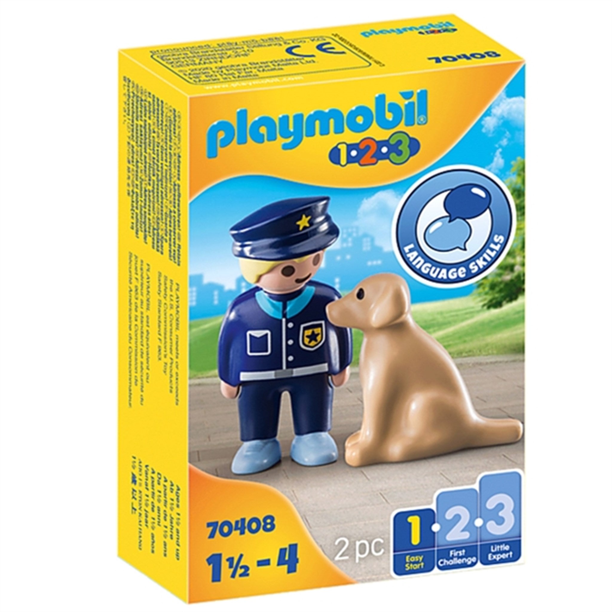 Playmobil® 1.2.3 - Police Officer with Dog