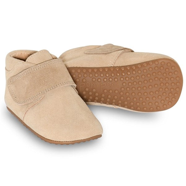 Pom Pom Tossor Kardborreband Sand Suede