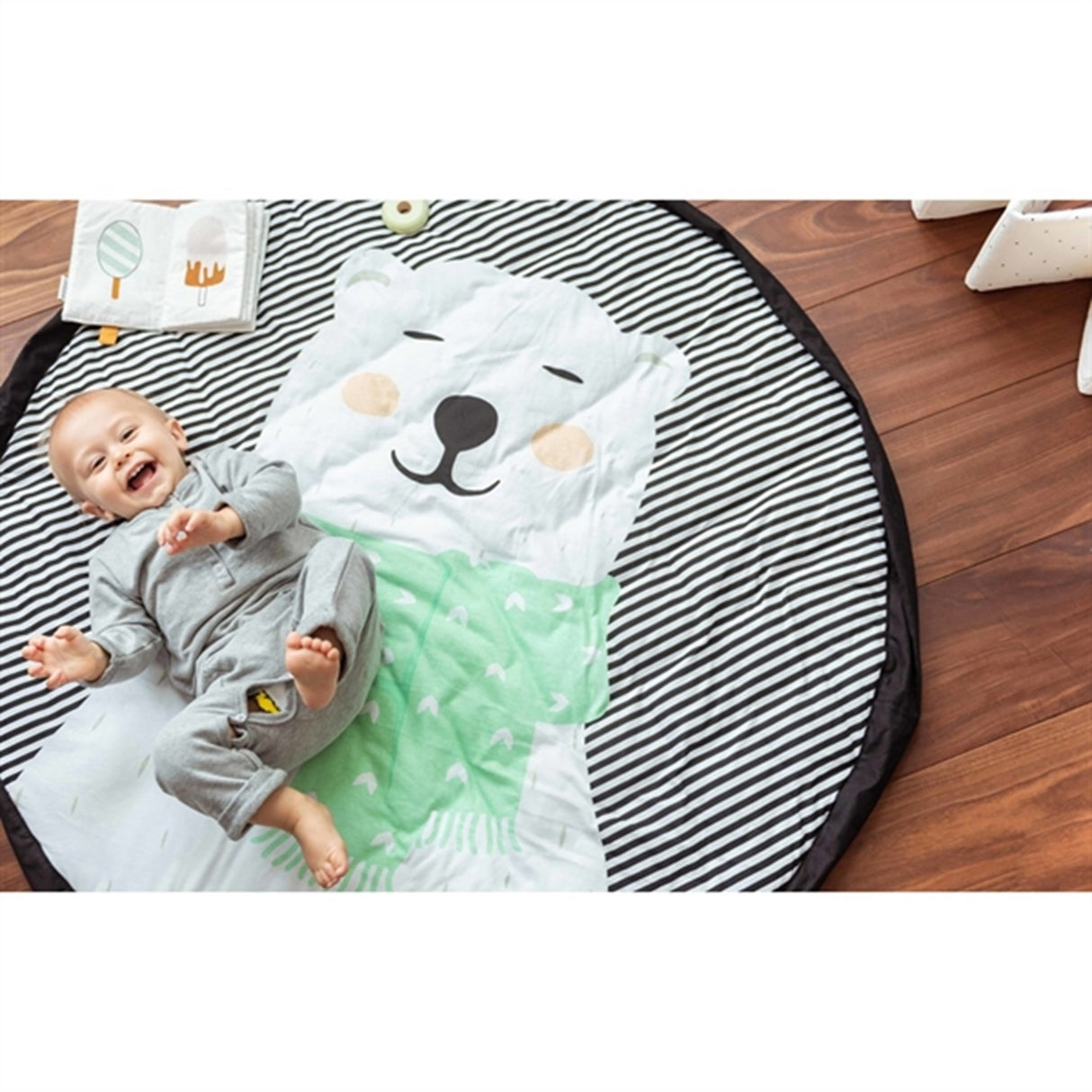 Play&Go 3-i-1 Lekmatta Soft Polar bear 6