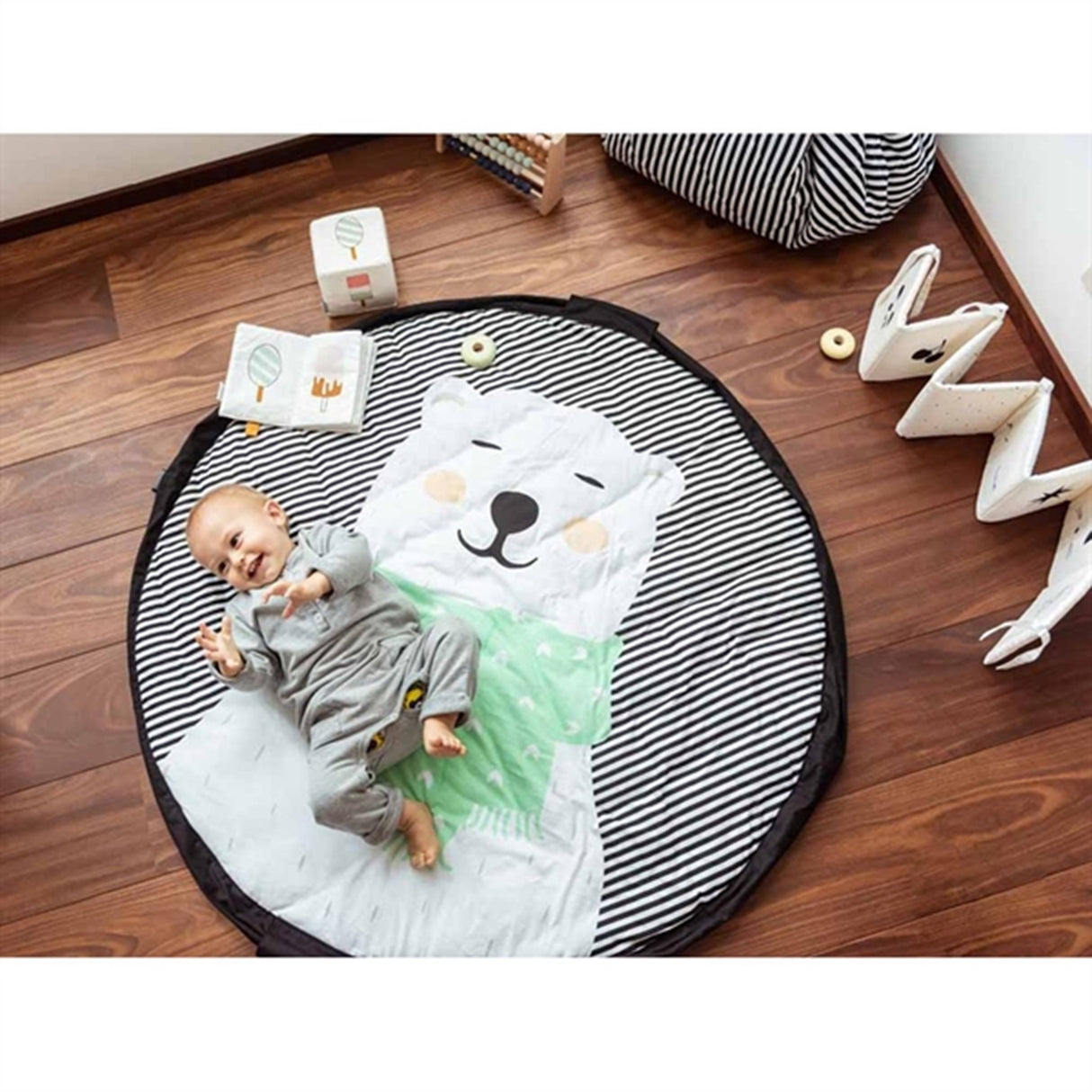 Play&Go 3-i-1 Lekmatta Soft Polar bear 2