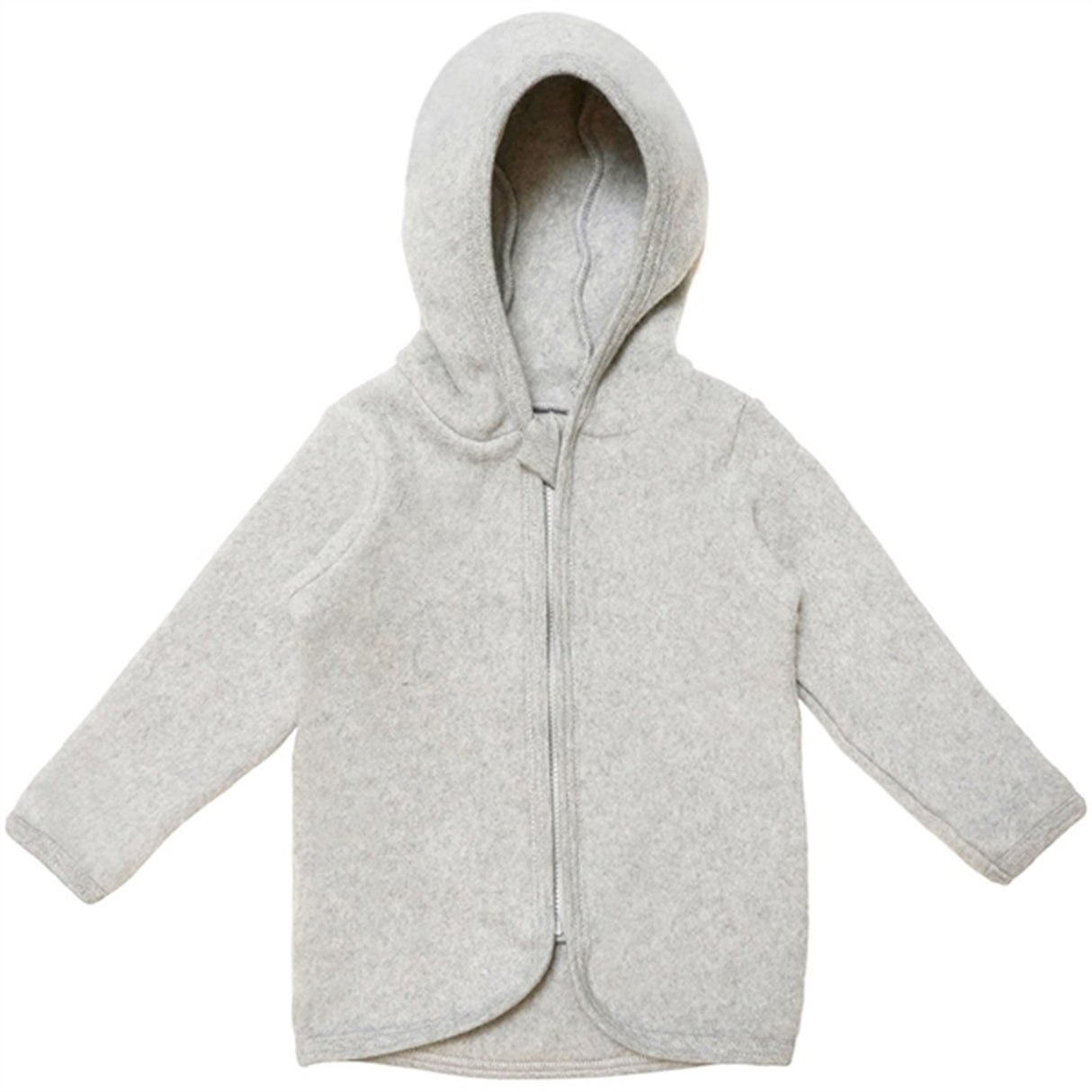 Huttelihut Poofy Bebis Jacka Light Grey