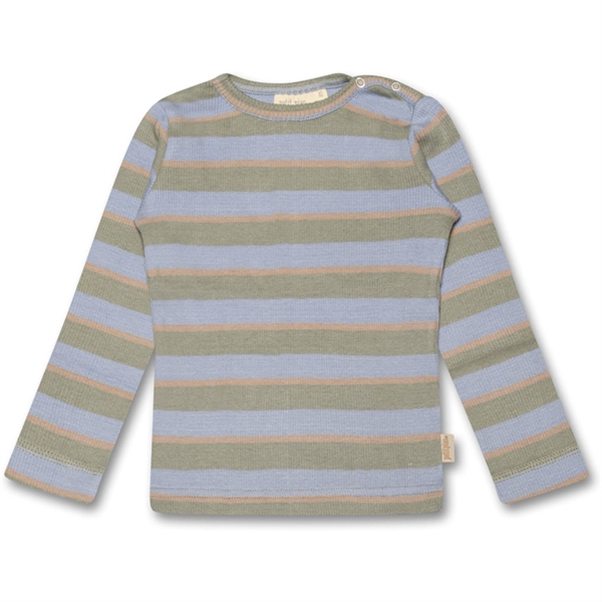 Petit Piao® Green Shadow Blus Modal Double Striped