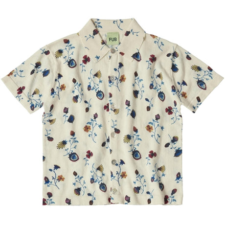 FUB Ecru/Flower Printed Blus