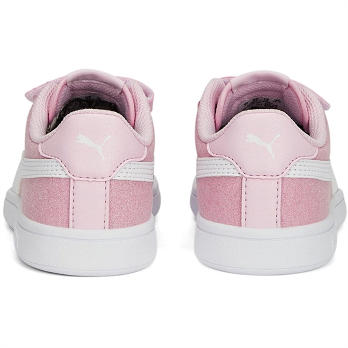 Puma Smash v2 Glitz Glam V PS Pearl Pink-White Sneakers 7