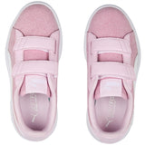 Puma Smash v2 Glitz Glam V PS Pearl Pink-White Sneakers 6