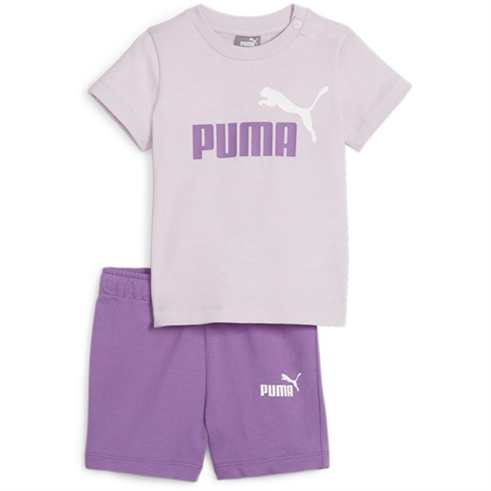 Puma Minicats T-Shirt Og Shorts Set Purple