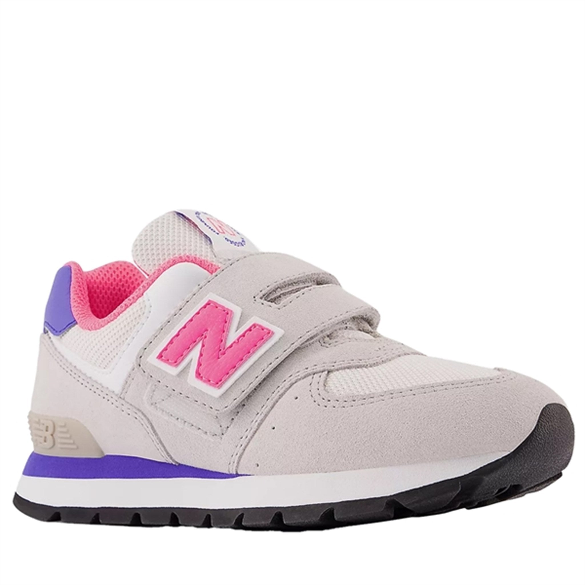 New Balance 574 Summer Fog/Neon Pink Sneakers 2