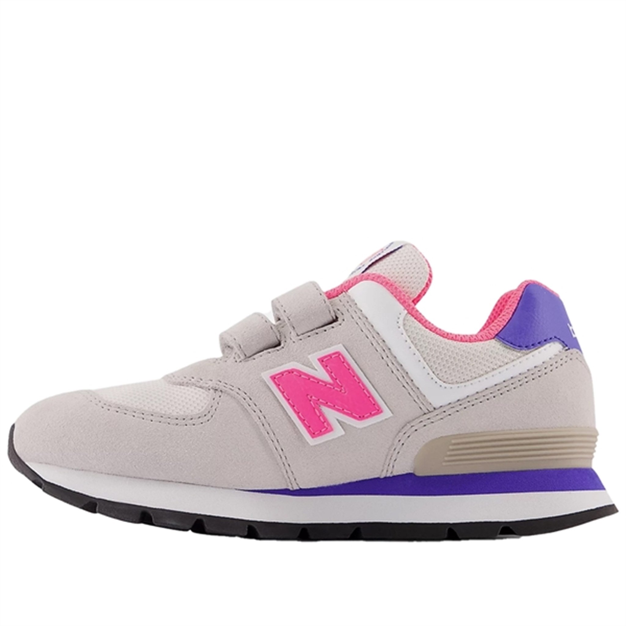New Balance 574 Summer Fog/Neon Pink Sneakers 3
