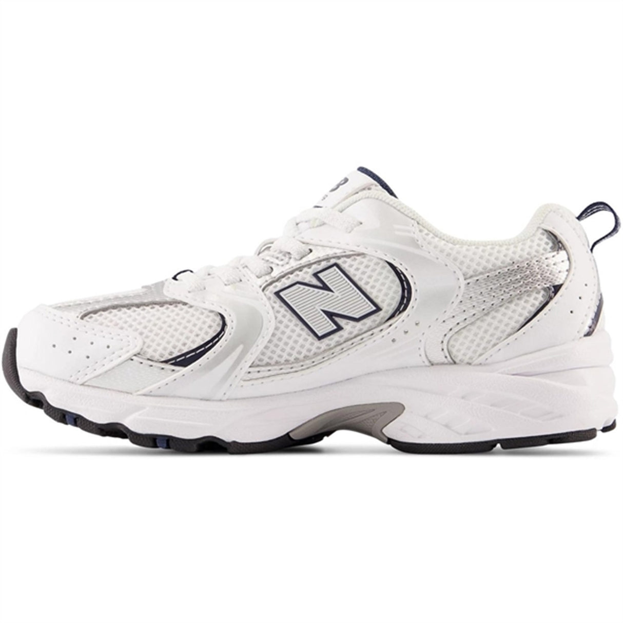 New Balance 530 Kids Bungee Lace Sneakers White